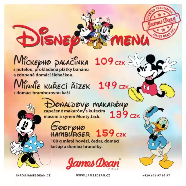 Disney menu: Palačinka, řízek, makaróny a burger pro malé rebely