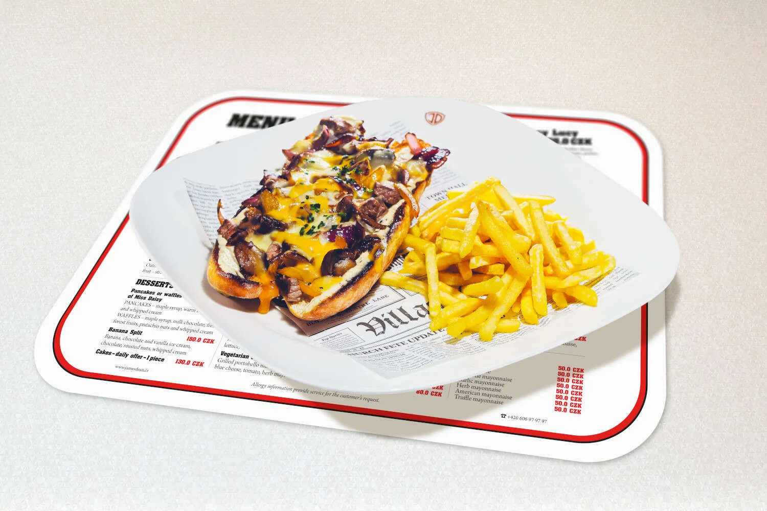 Philly Cheesesteak sendvič