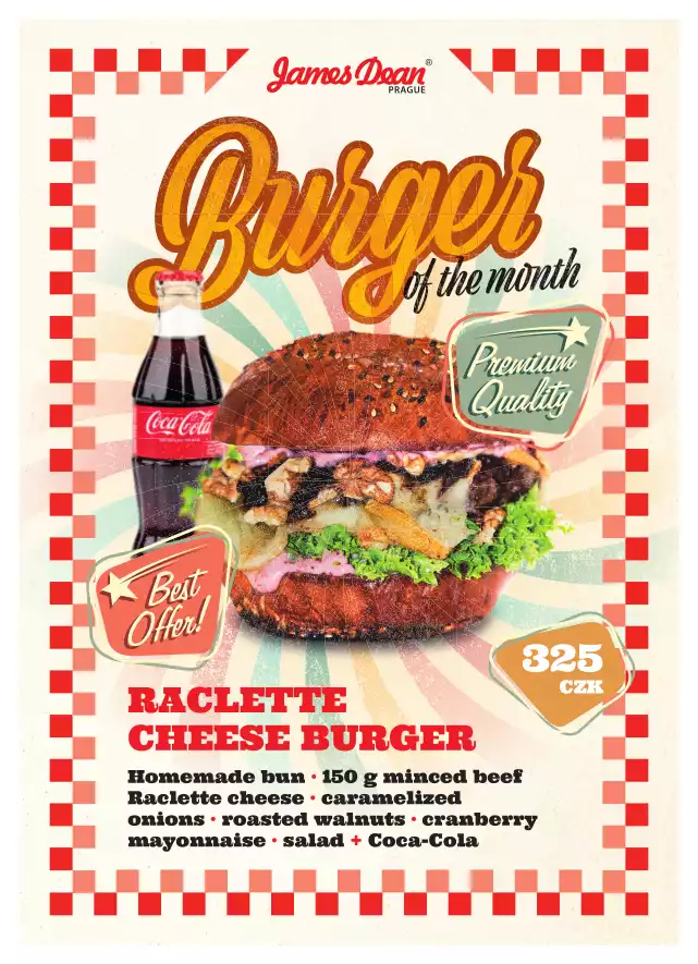 Raclette Cheese Burger EN